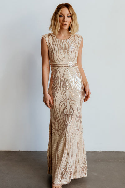 Venice Cobalt Sequin Gown | Velvi | Lady Black Tie